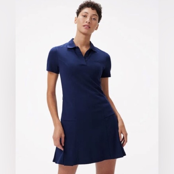 Outdoor Voices Dresses & Skirts - Outdoor voices Sport polo dress navy blue size medium tennis golf leisure preppy